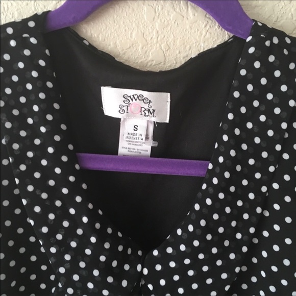 Sweet Storm Polka Dot Dress - Picture 7 of 7